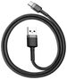 Baseus Cablu USB la Type-C, Fast Charge, 3A, 480Mbps, 0.5m - Baseus Cafule (CATKLF-AG1) - Gray / Black 6953156278189 έως 12 άτοκες Δόσεις