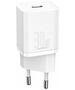 Baseus Priza Charger, USB-C, 30W - Baseus Super Si (CCSUP-J02) - White 6953156205079 έως 12 άτοκες Δόσεις