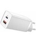 Baseus EU USB Charger, Type-C, 65W - Baseus GaN Lite (CCGAN2L-B02) - White 6953156232945 έως 12 άτοκες Δόσεις