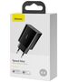 Baseus USB-C Charger, 20W - Baseus Speed Mini (CCFS-SN01) - Black 6953156201699 έως 12 άτοκες Δόσεις