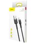 Baseus - Cafule Cable Usb Lightning 2.4A 0.5M - Gray Black 6953156274938 έως 12 άτοκες Δόσεις