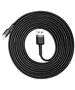 Baseus - Cafule Cable USB Lightning 2A 3M - Gray Black 6953156296305 έως 12 άτοκες Δόσεις