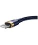 Baseus Cablu USB la Lightning, QC3.0, 1.5A, 2m - Baseus (CALKLF-CV3) - Blue / Gold 6953156290761 έως 12 άτοκες Δόσεις