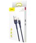 Baseus Cablu USB la Lightning, QC3.0, 1.5A, 2m - Baseus (CALKLF-CV3) - Blue / Gold 6953156290761 έως 12 άτοκες Δόσεις