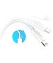 UGREEN Nickel plated Lightning Cable MFi 2m (white) 6957303827305