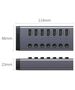 UGREEN Hub 7in1 USB-C, 7x USB-A 3.0 12V 2A (black) 6957303893072