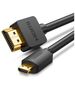 UGREEN HD127 Micro HDMI - HDMI Cable 4K 3D 3m (black) 6957303831043