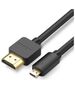 UGREEN HD127 Micro HDMI - HDMI Cable 4K 3D 3m (black) 6957303831043