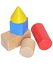 Colorful Wooden Blocks 100 pcs. Kruzzel 5904161145325