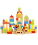 Colorful Wooden Blocks 100 pcs. Kruzzel 5904161145325