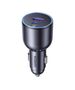 Car charger Ugreen EC701, USB + USB-C, 63W (black) 6941876230235