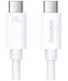 Baseus fast Charging Cable Baseus Superior 2 USB-C to USB-C 240W, 1,8m (white) 065880  P10365200211-05 έως και 12 άτοκες δόσεις 6932172657468