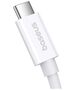 Baseus fast Charging Cable Baseus Superior 2 USB-C to USB-C 240W, 1,8m (white) 065880  P10365200211-05 έως και 12 άτοκες δόσεις 6932172657468