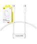 Baseus fast Charging Cable Baseus Superior 2 USB-C to USB-C 240W, 1,8m (white) 065880  P10365200211-05 έως και 12 άτοκες δόσεις 6932172657468