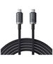 Baseus Fast Charging Cable Baseus Crystal Shine USB-C to USB-C 100W, 1,5m, 20Gb (black) 065885  P10318204111-00 έως και 12 άτοκες δόσεις 6932172657994