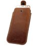 Slip Case IPHONE 13/13 PRO / 12/12 PRO Nexeri Leather Pocket XL brown 5904161118947