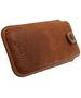 Slip Case IPHONE 13/13 PRO / 12/12 PRO Nexeri Leather Pocket XL brown 5904161118947