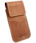 Vertical Holster HUAWEI MATE 20 X / XIAOMI MI MAX 3 Leather Case for Belt Open Wallet Nexeri Flap Leather brown 5904161115755