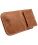 Vertical Holster HUAWEI MATE 20 X / XIAOMI MI MAX 3 Leather Case for Belt Open Wallet Nexeri Flap Leather brown 5904161115755