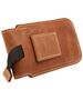 Vertical Holster HUAWEI MATE 20 X / XIAOMI MI MAX 3 Leather Case for Belt Open Wallet Nexeri Flap Leather brown 5904161115755