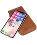 Vertical Holster HUAWEI MATE 20 X / XIAOMI MI MAX 3 Leather Case for Belt Open Wallet Nexeri Flap Leather brown 5904161115755