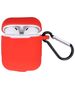 Case for Airpods / Airpods 2 red with hook 5900495825476