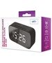 Setty Bluetooth speaker Mirror clock GB-200 black 5900495829962