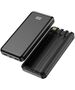 Forever power bank TB-411 ALLin1 10000 mAh with cables USB-C + Lightning + microUSB black 5900495878236