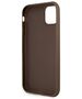 Guess case for iPhone 12 / 12 Pro 6,1&quot; GUHCP12M4GMGBR brown hard case 4G Big Metal Logo 3666339004545