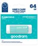 Goodram pendrive 64GB USB 3.0 UME3 Care light green 5908267961452