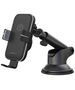 XO car holder WX027 with wireless inductive charger black 15W with suction cup 6920680879809