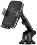 XO car holder WX027 with wireless inductive charger black 15W with suction cup 6920680879809