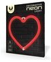 Neon LED Light HEART red Bat + USB FLNE07 Forever Light 5900495949400