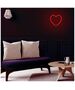 Neon LED Light HEART red Bat + USB FLNE07 Forever Light 5900495949400