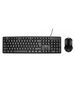 Rebeltec Simson set: wire keyboard + wire mouse black 5902539601480