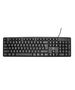 Rebeltec Simson set: wire keyboard + wire mouse black 5902539601480