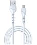 Devia cable Kintone EC144 USB - MicroUSB 1,0 m 2,1A white 6938595351129