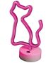 Neon LED on a stand CAT pink FSNE02 Forever Light 5900495059444