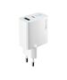 Forever TC-06-45AC GaN PD QC charger 1x USB-C 1x USB 45W white 5900495088673