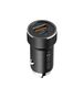 Forever CC-06 PD QC car charger 1x USB-C 1x USB 20W black + USB-C - USB-C cable 60W 5900495269379