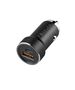 Forever CC-06 PD QC car charger 1x USB-C 1x USB 20W black + USB-C - USB-C cable 60W 5900495269379