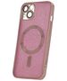 Glitter Chrome Mag case for iPhone 15 Pro Max 6,7&quot; pink 5900495532947