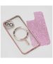 Glitter Chrome Mag case for iPhone 15 Pro Max 6,7&quot; pink 5900495532947