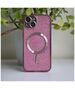 Glitter Chrome Mag case for iPhone 15 Pro Max 6,7&quot; pink 5900495532947