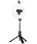 XO selfie stick Bluetooth tripod SS12 black 95cm with LED lamp 6920680846122