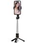 XO selfie stick Bluetooth tripod SS10 black 80cm 6920680846108