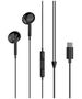 XO wired earphones EP74 USB-C black 6920680844982