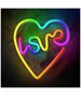 Neon LED RGB LOVE IN HEART FLRN02 + RC Forever Light 5900495396532