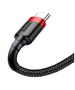 Baseus cable Cafule USB - USB-C 1m 3A red-black 6953156278301