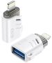 XO adapter NB256A OTG USB - Lightning white 6920680851850